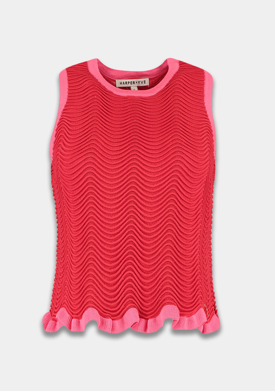 Harper & Yve Top Donna HS25P402 Rood