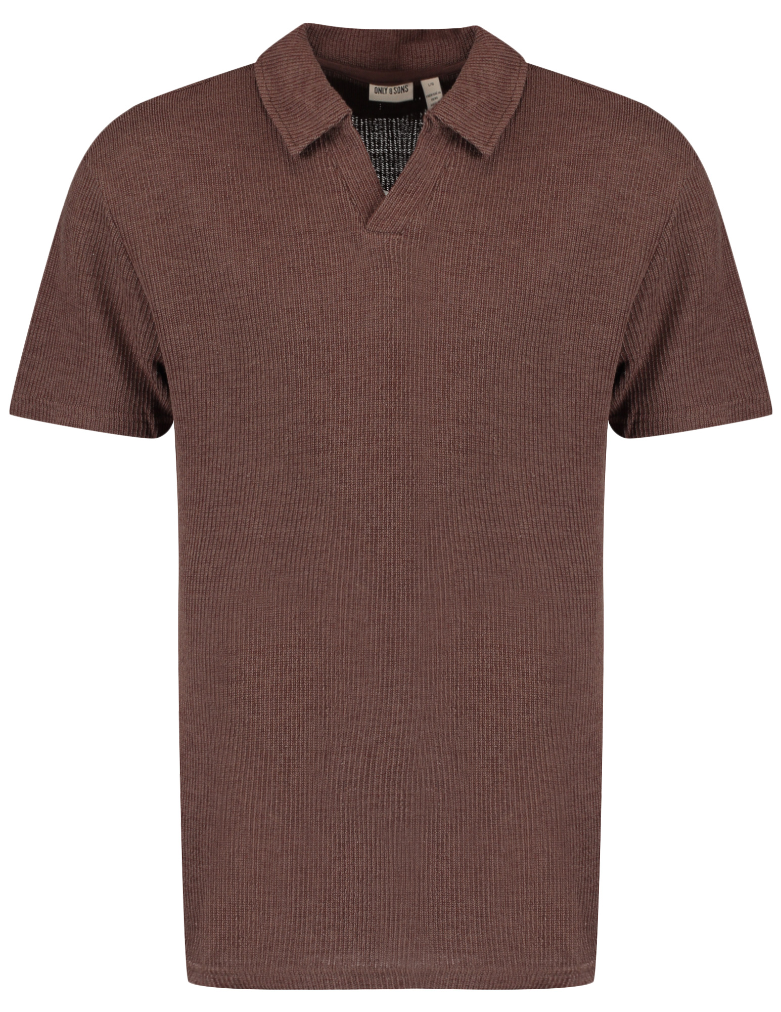 ONLY & SONS Polo Conley 22039624 Donker bruin