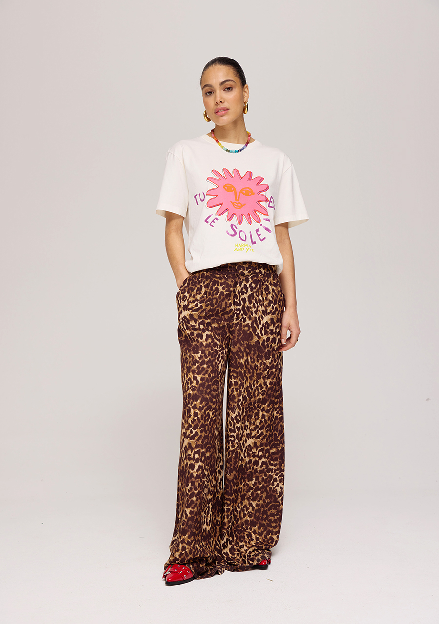 Harper & Yve T-shirt Lesoleil HS25Y305 Ecru