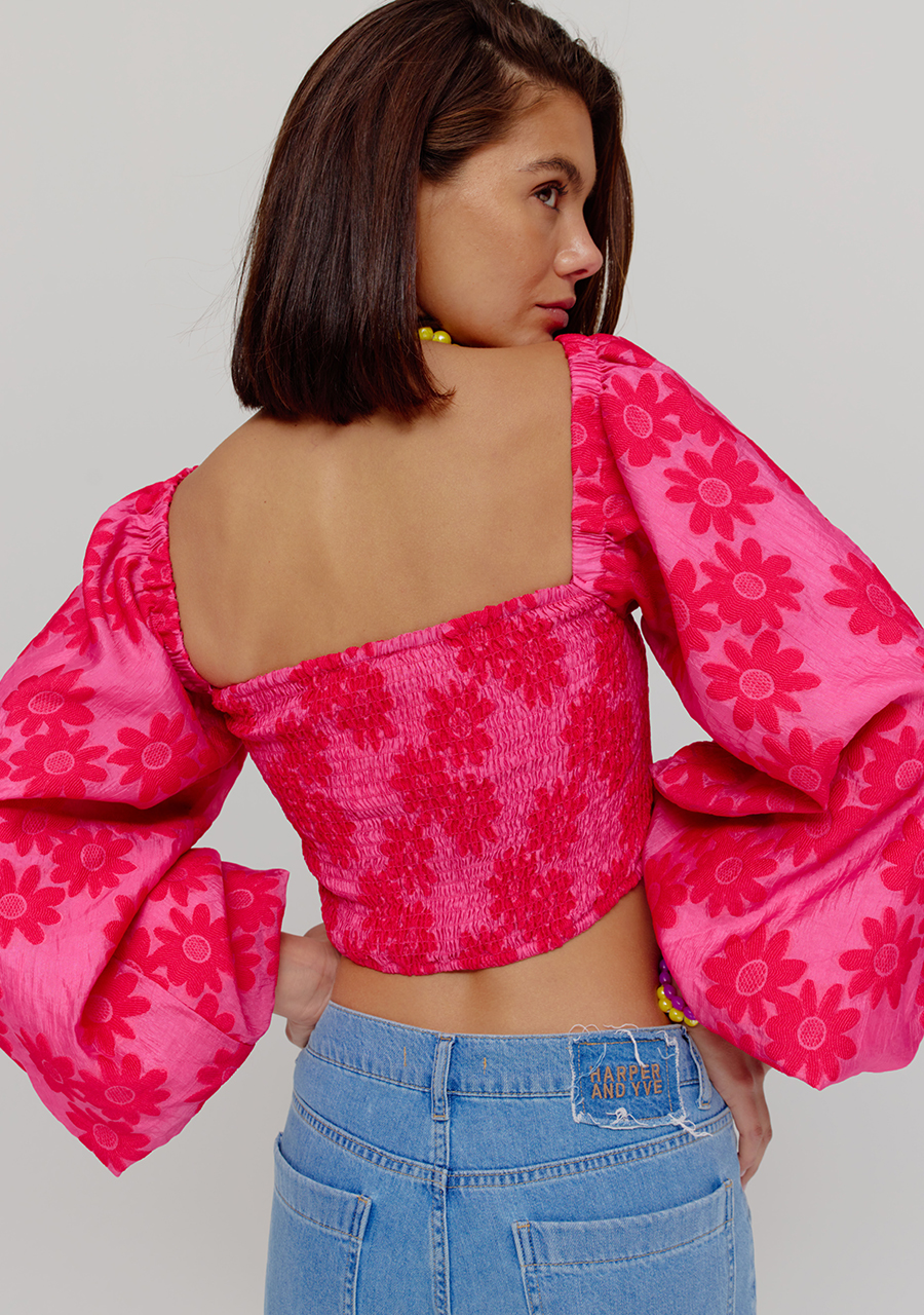 Harper & Yve Top Evi HS25J408 Roze