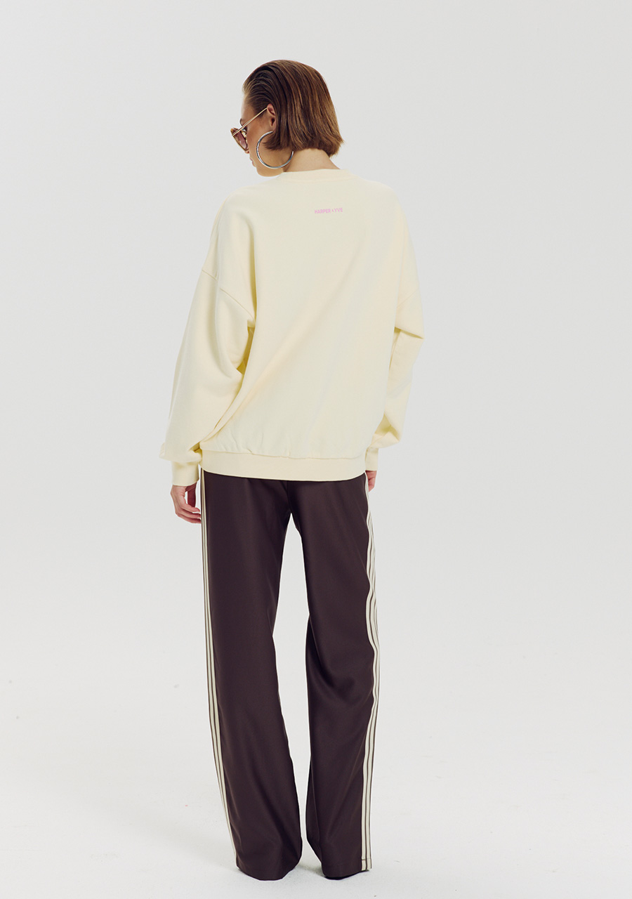 Harper & Yve Sweater Wheel AW6Y505 Licht geel