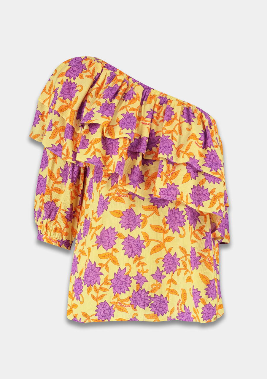 Harper & Yve Top Rosie HS24J411 Geel