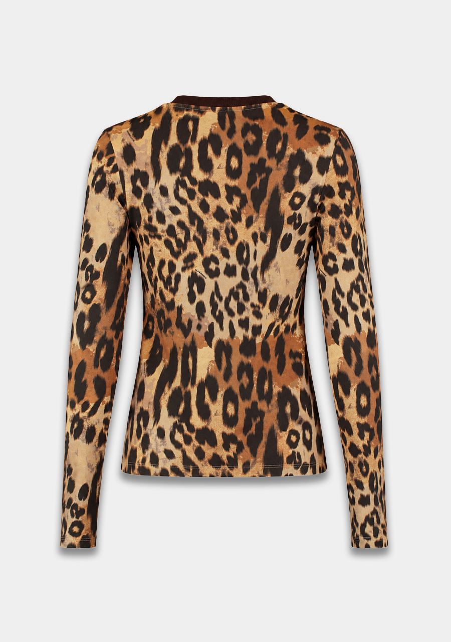 Harper & Yve T-shirt Lolita AW6P617 Bruin