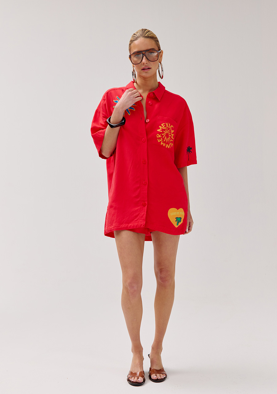 Harper & Yve Blouse Tessa HS6P417 Rood