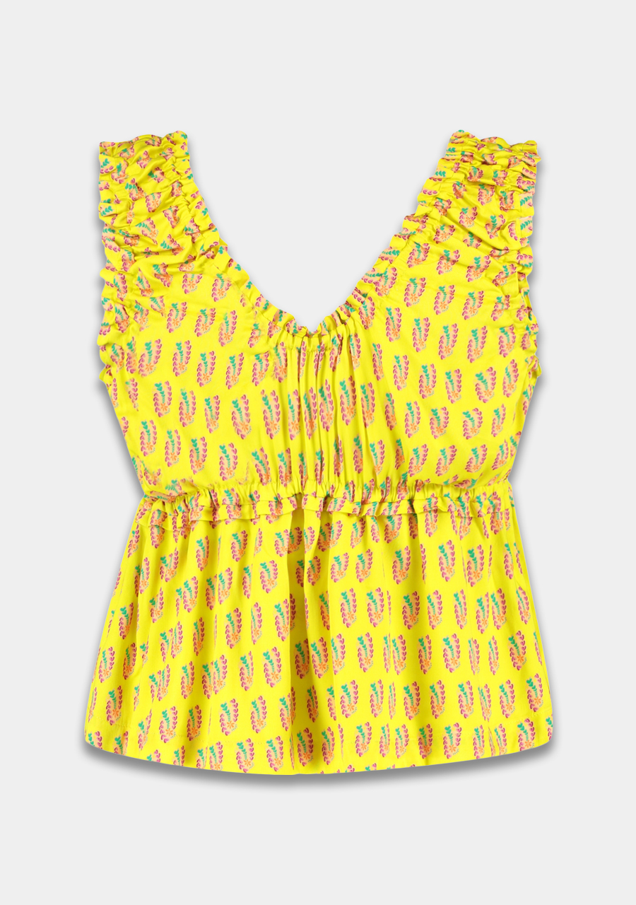 Harper & Yve Top Eileen HS25J404 Geel