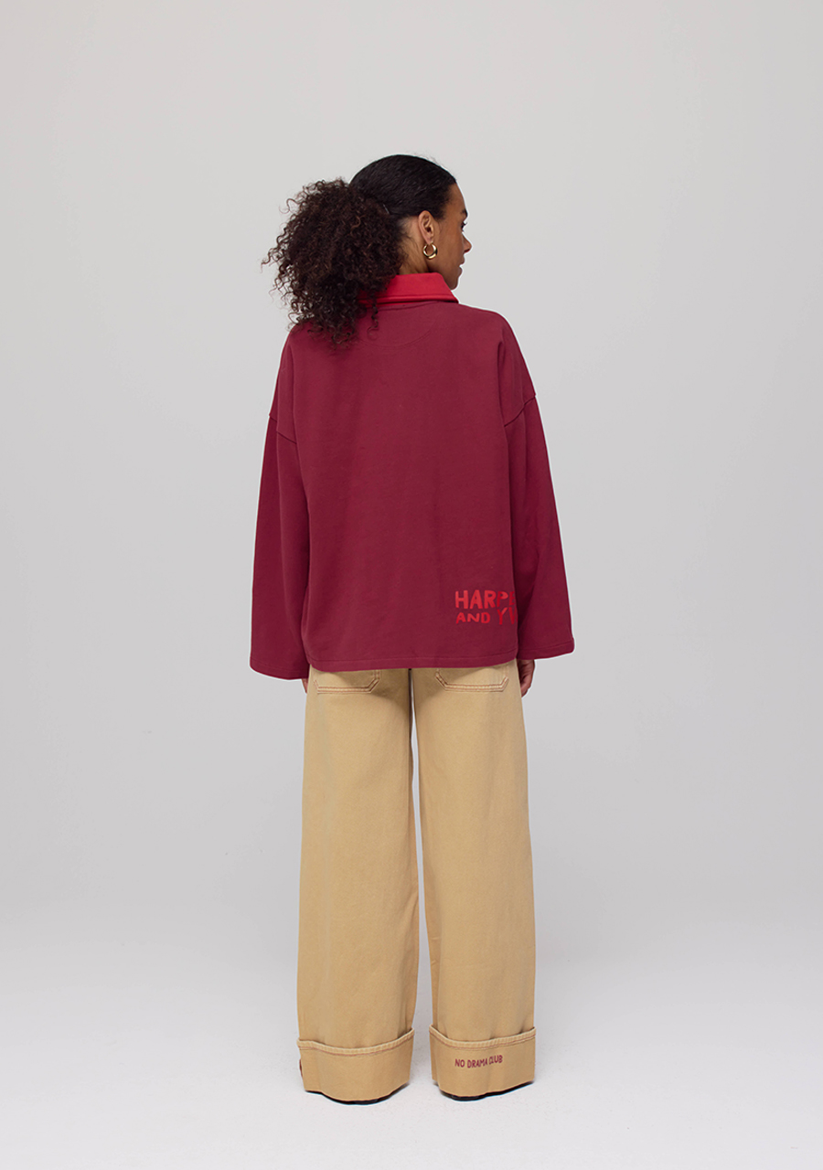 Harper & Yve Sweater Pollie AW25Y502 Bordeaux