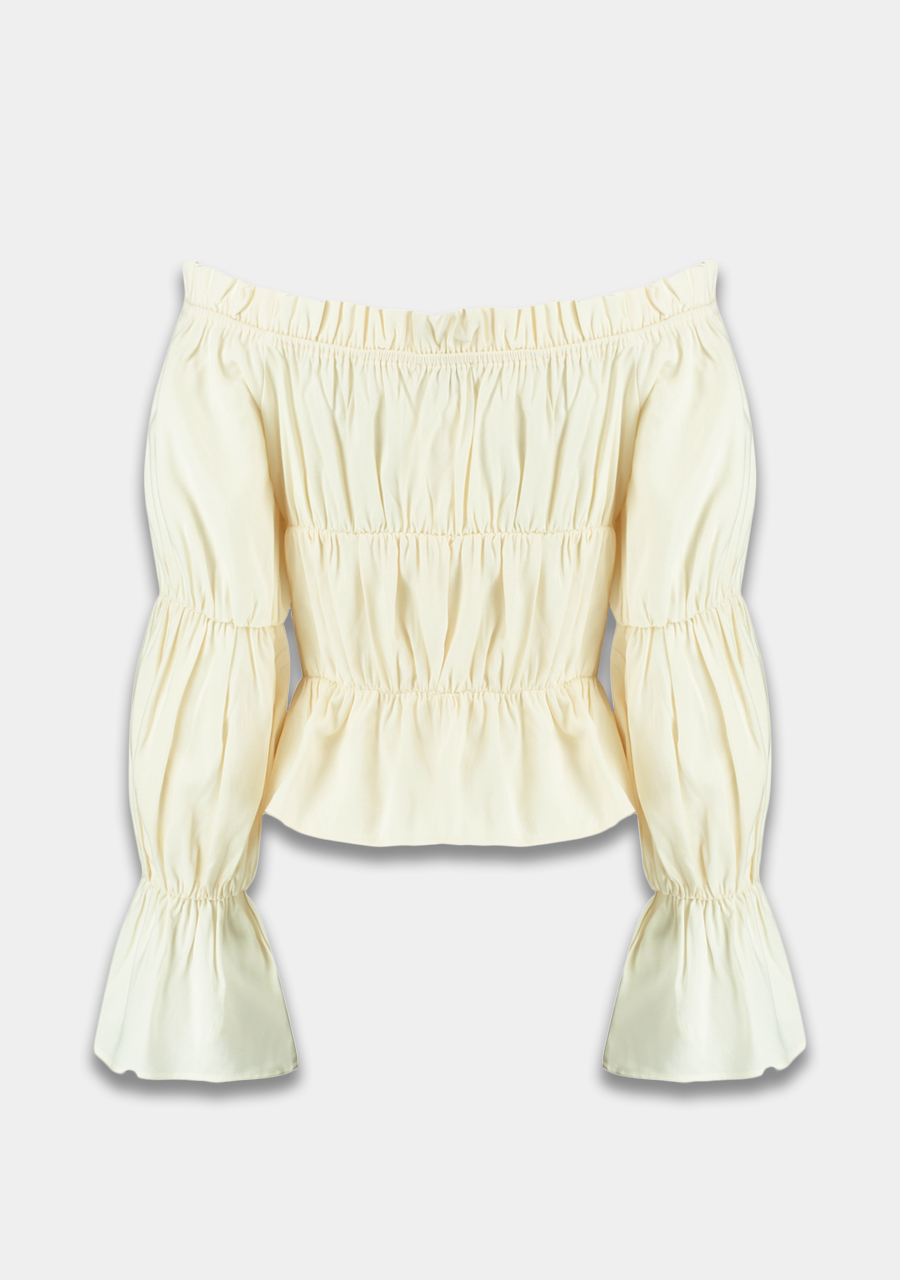Harper & Yve Top Roan SS6P611 Ecru