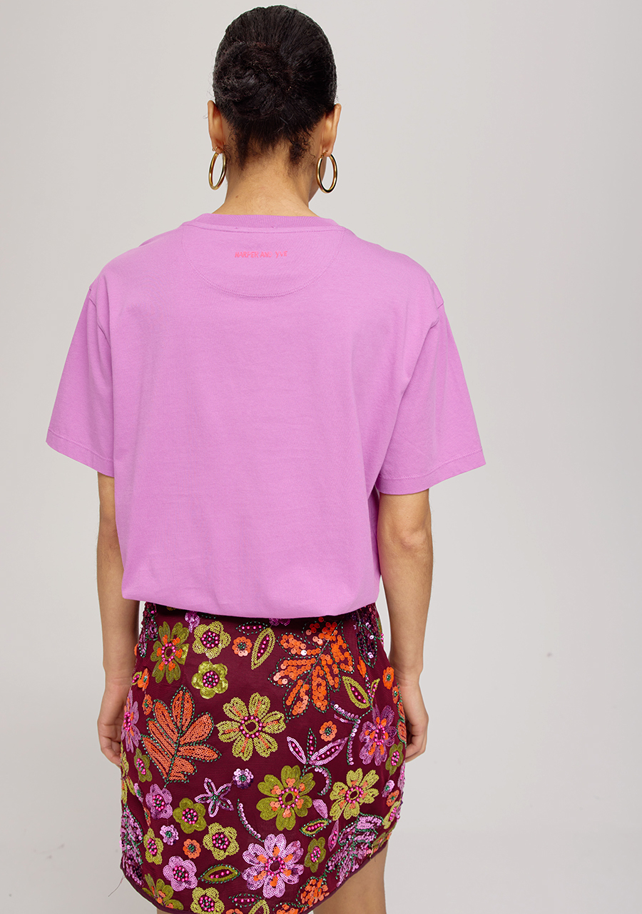Harper & Yve T-shirt Lesoleil HS25Y305 Lila Harper & Yve T-shirt Lesoleil HS25Y305 Lila