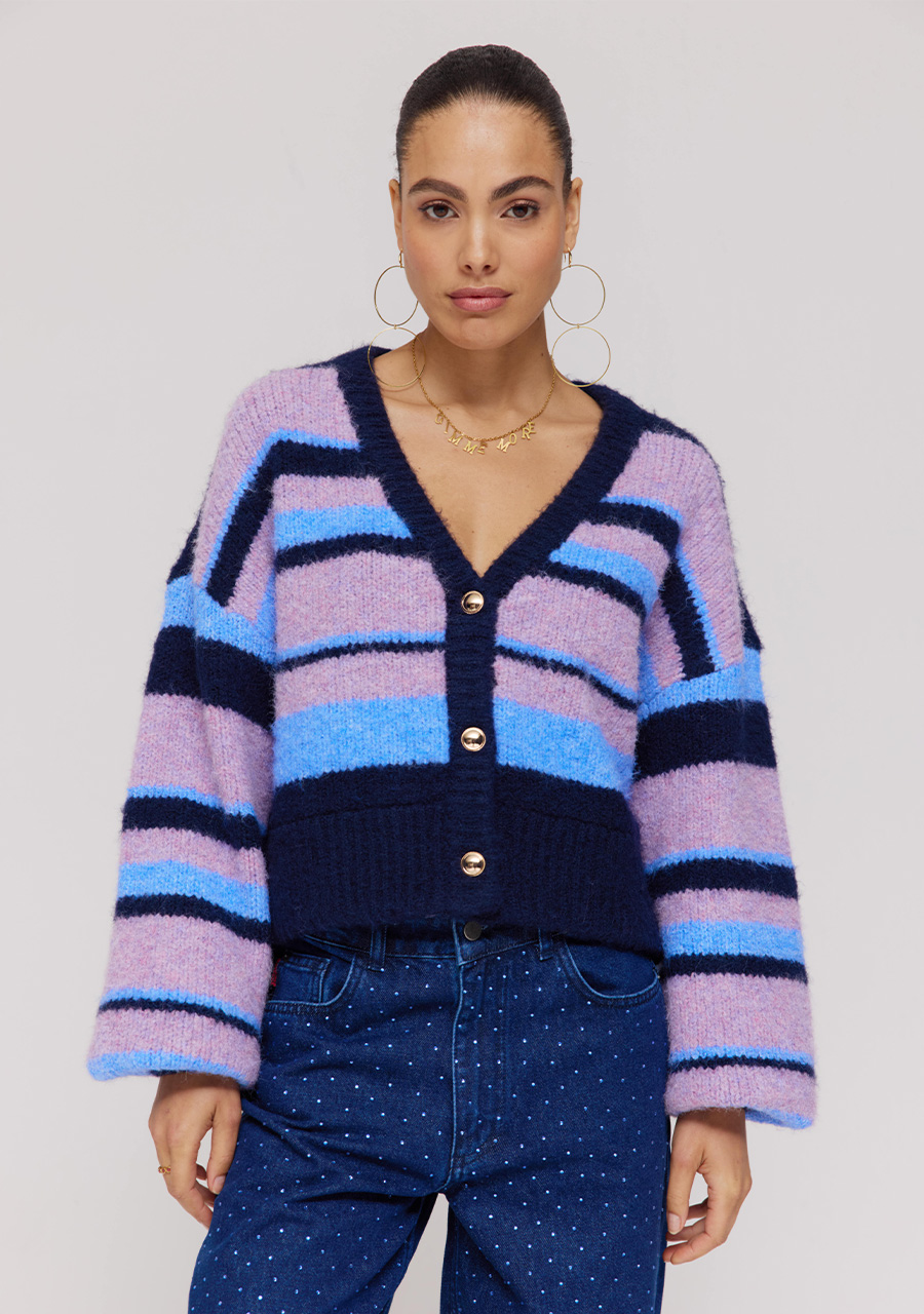 Harper & Yve Vest Noor DW25W811 Blauw