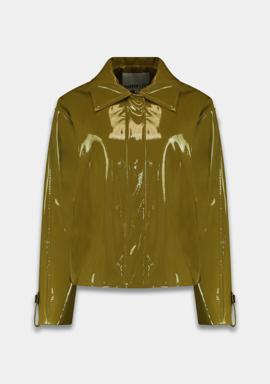 Harper & Yve JACKET RANDY AW25N208 Olijf Groen