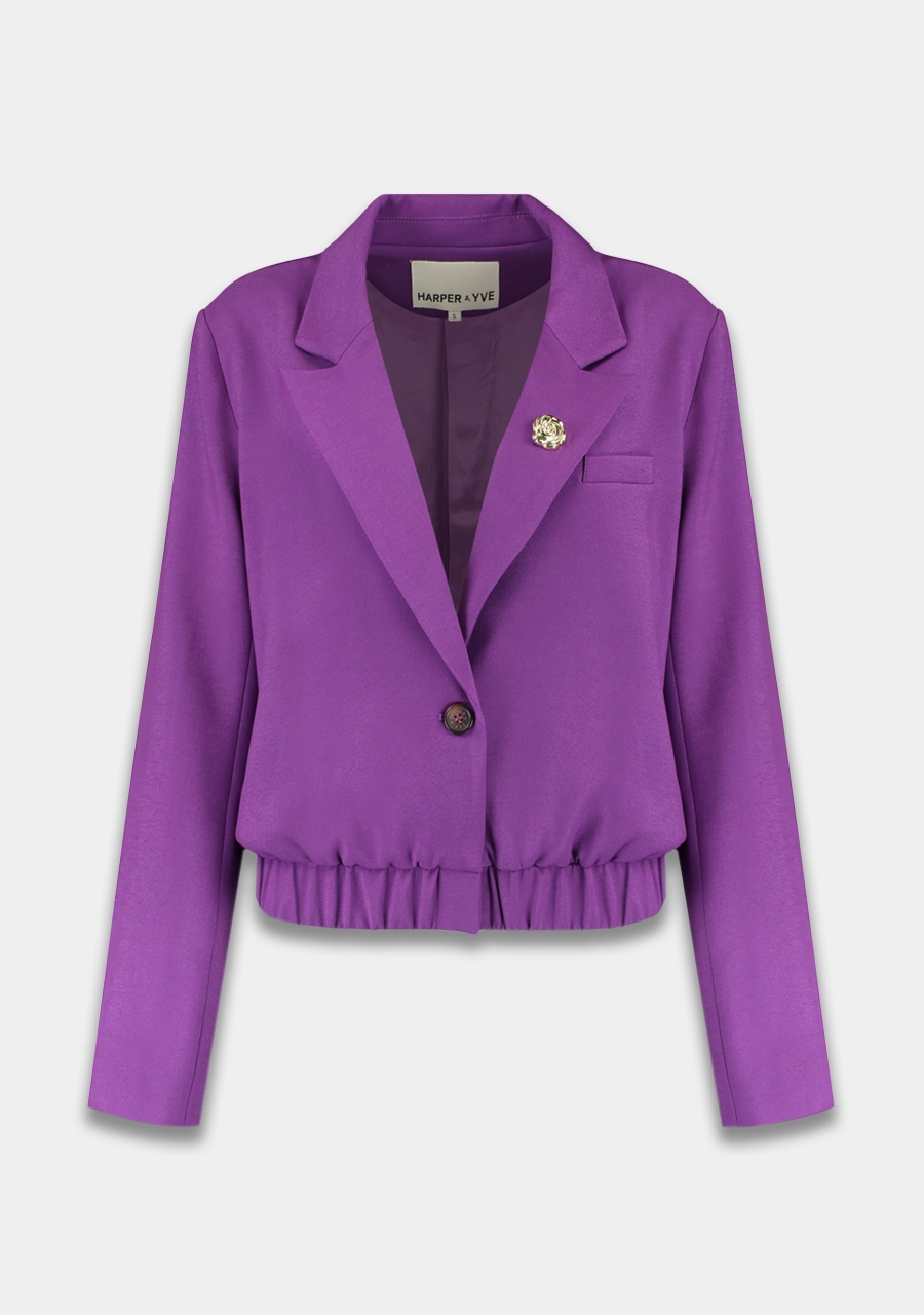Harper & Yve Blazer Frederique SS25N206 Paars
