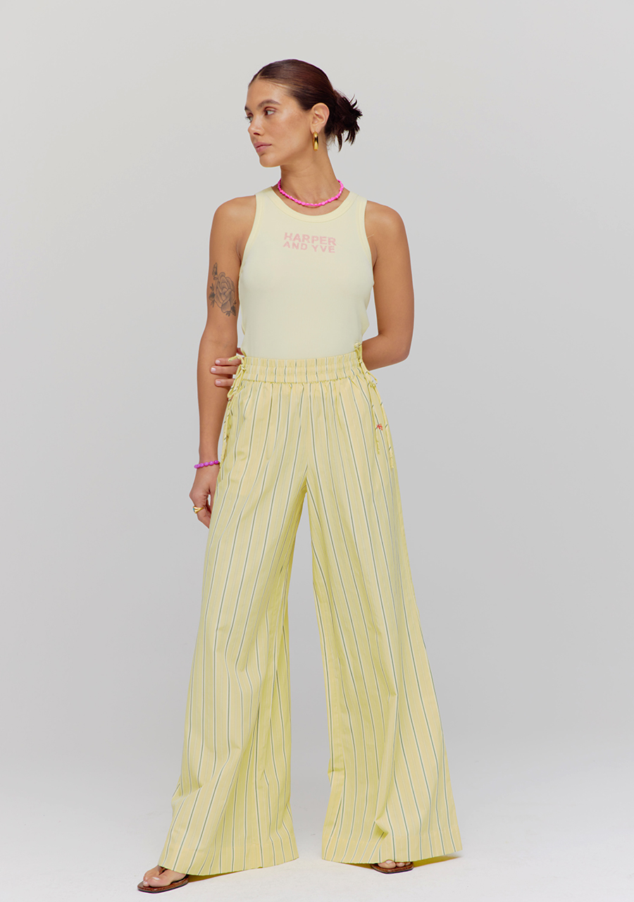 Harper & Yve Broek Meike HS25P103 Licht geel