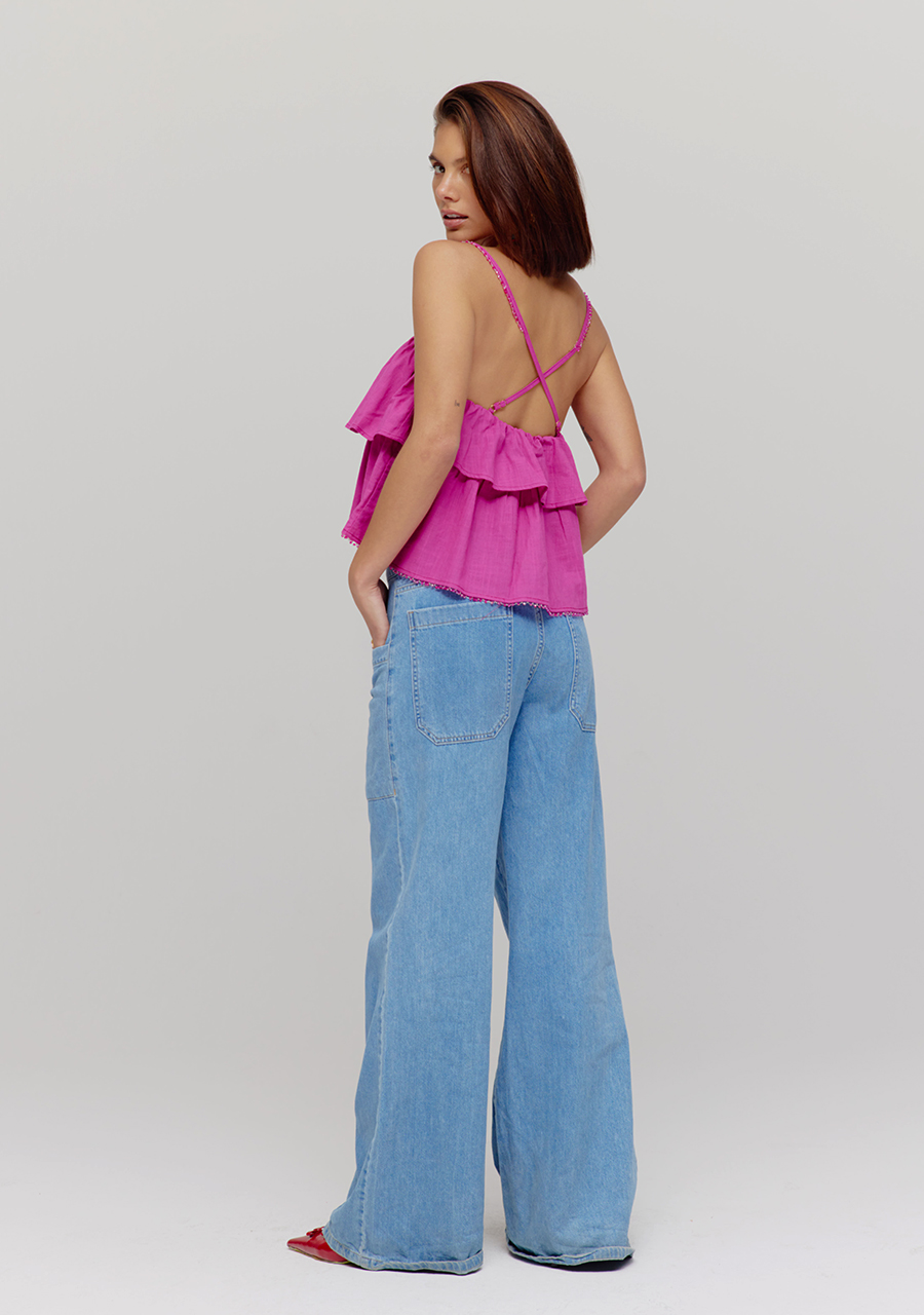 Harper & Yve Top Maye HS25P409 Donker Paars