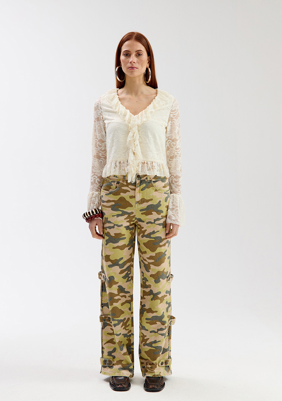 Harper & Yve Jaden Top SS6P607 Ecru