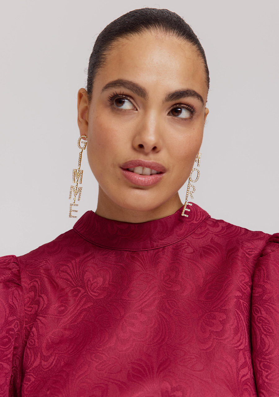 Harper & Yve Oorbellen Gimme more DW25BACC09 Goud