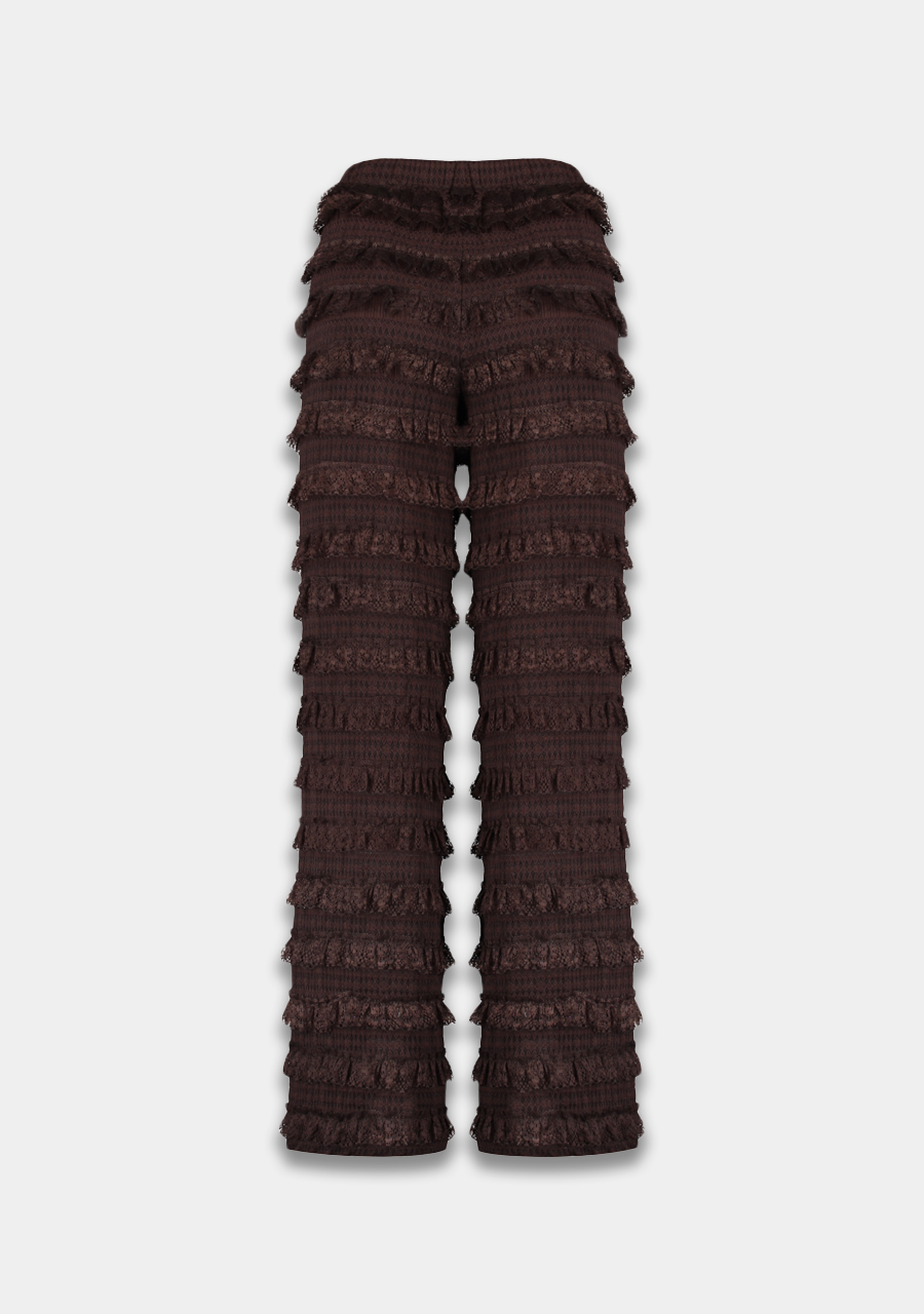 Harper & Yve Broek Lo Bruin AW25P111 Donker bruin