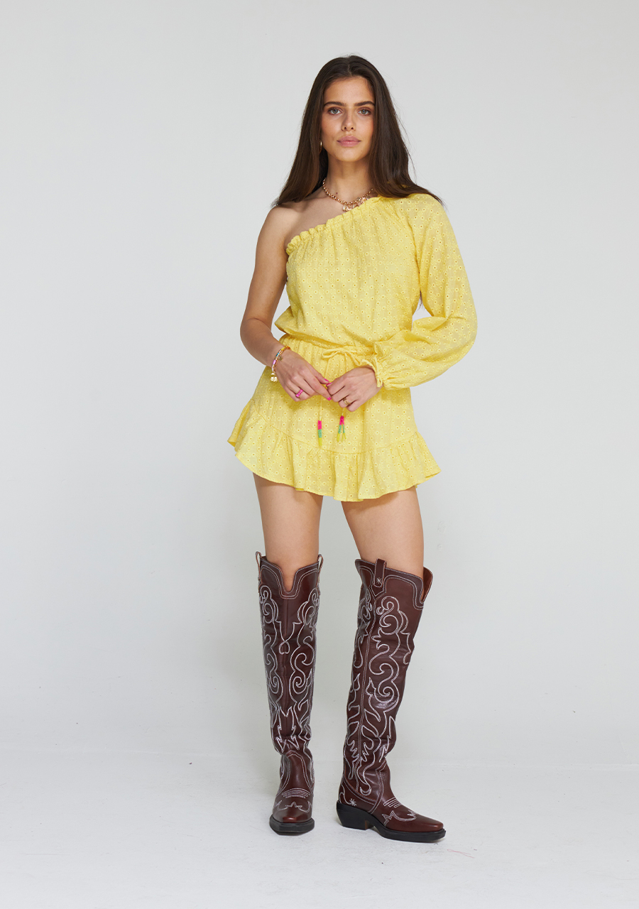 Harper & Yve Jumpsuit Liva HS24P712 Geel Harper & Yve Jumpsuit Liva HS24P712 Geel