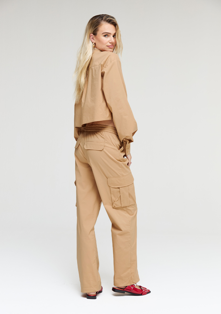 Harper & Yve Blouse Zoe AW24P609 Licht bruin