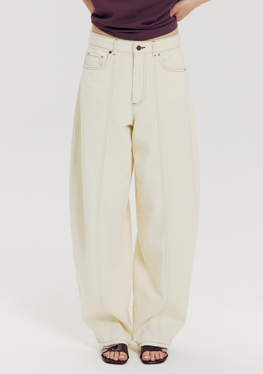 Harper & Yve Broek Arden AW6Z103 Licht geel