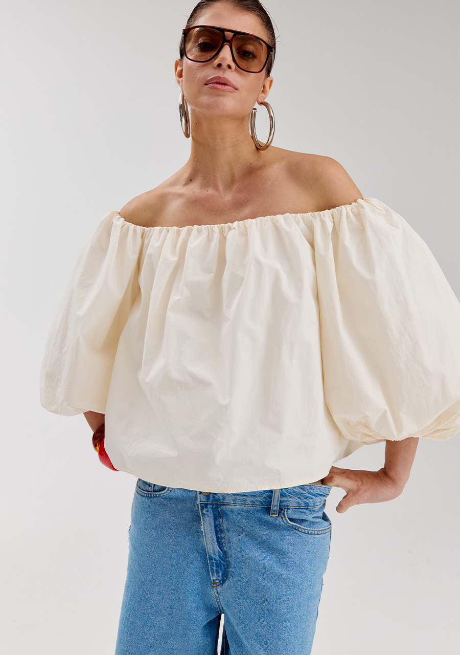 Harper & Yve Blouse Lauren HS6P600 Ecru