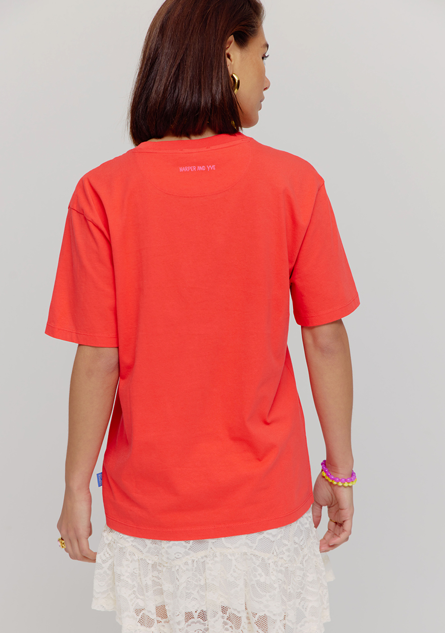 Harper & Yve T-shirt Lesoleil HS25Y305 Rood