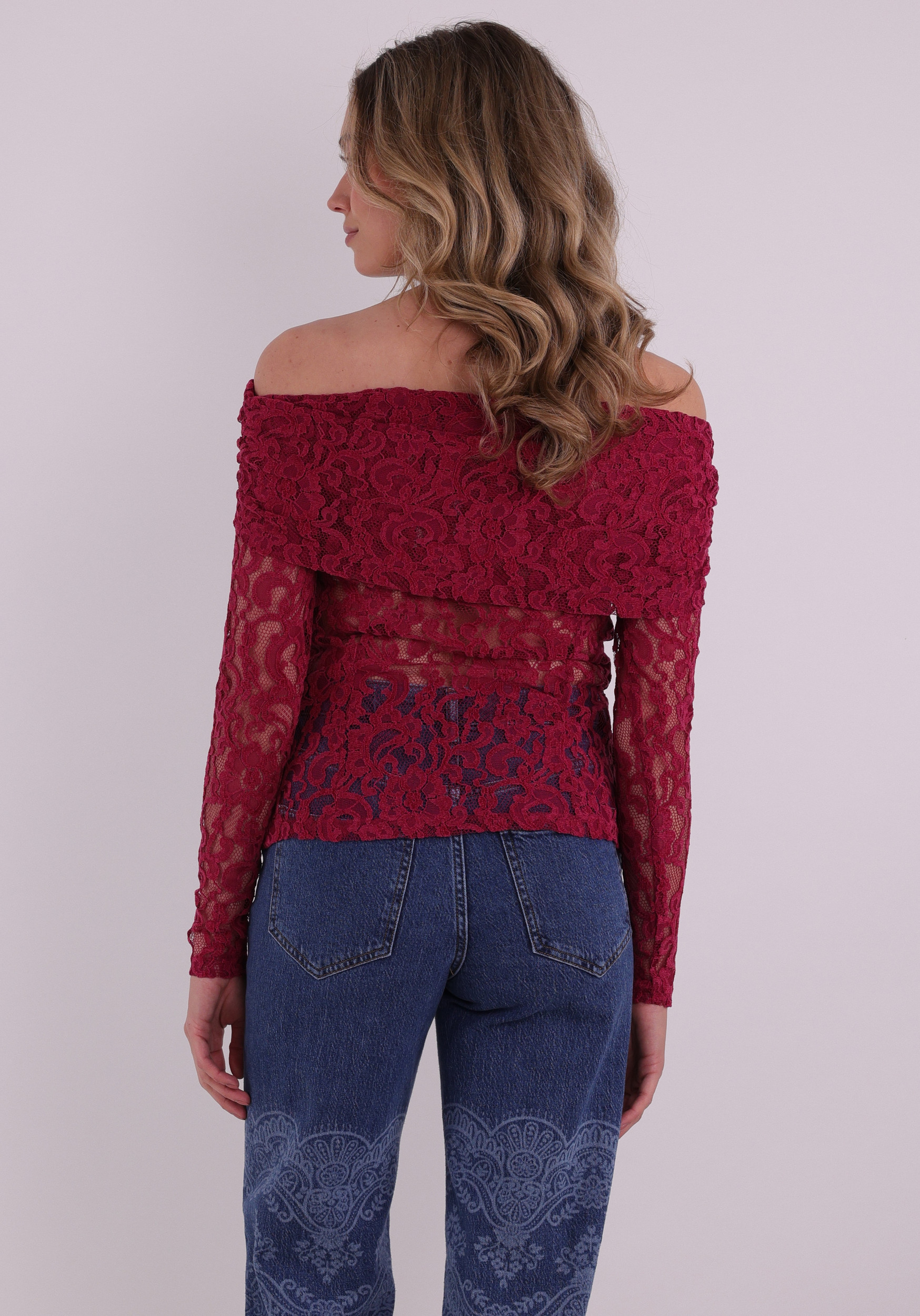 Harper & Yve Top Jenthe SS6P501 Donker rose