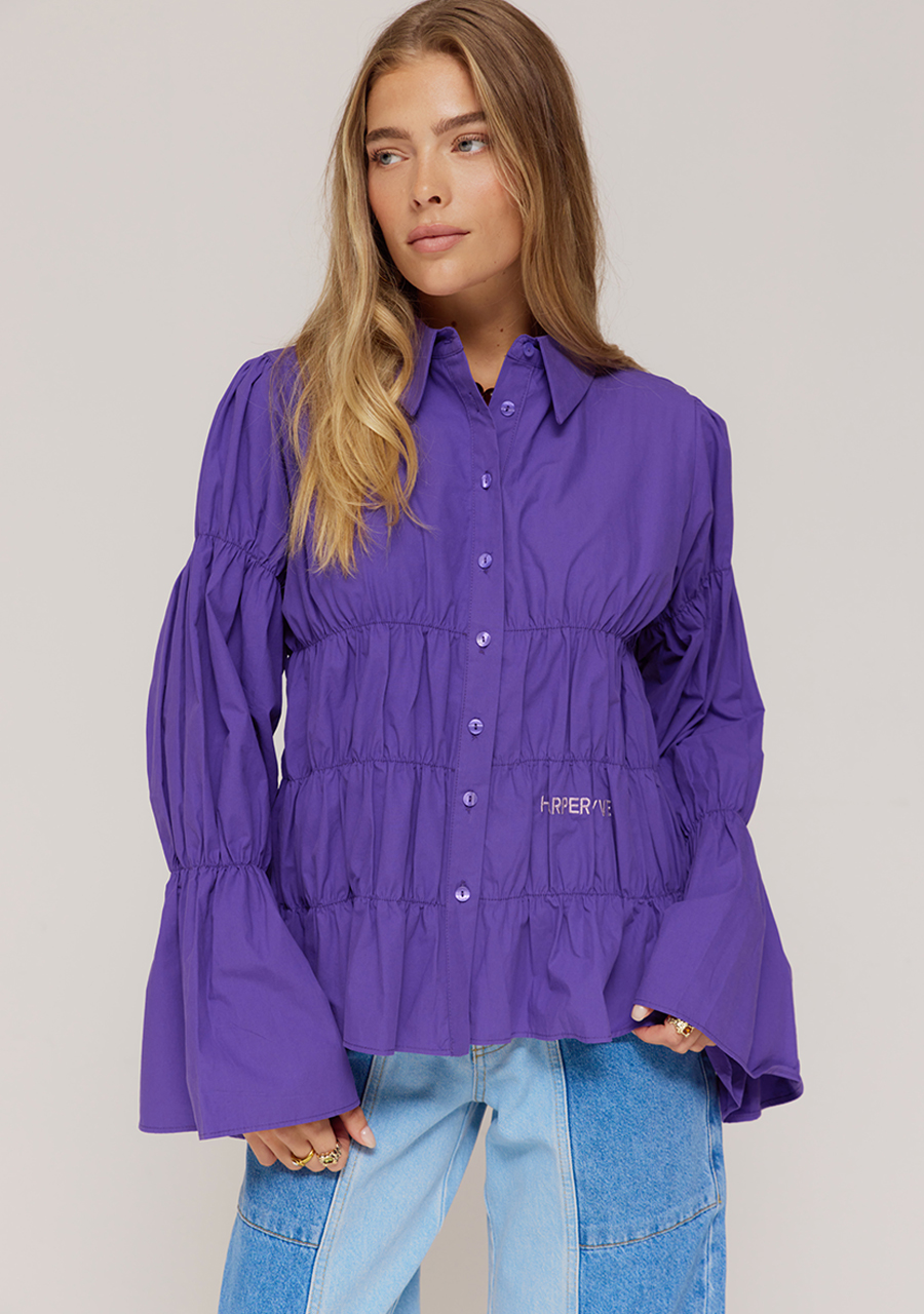 Harper & Yve Blouse Senna AW25P616 Paars