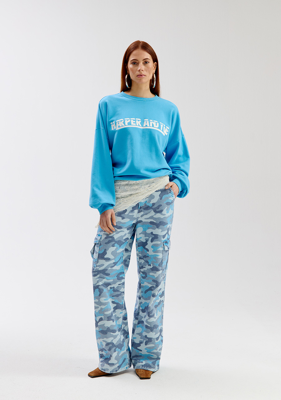 Harper & Yve Sweater Lex SS6Y503 Blauw