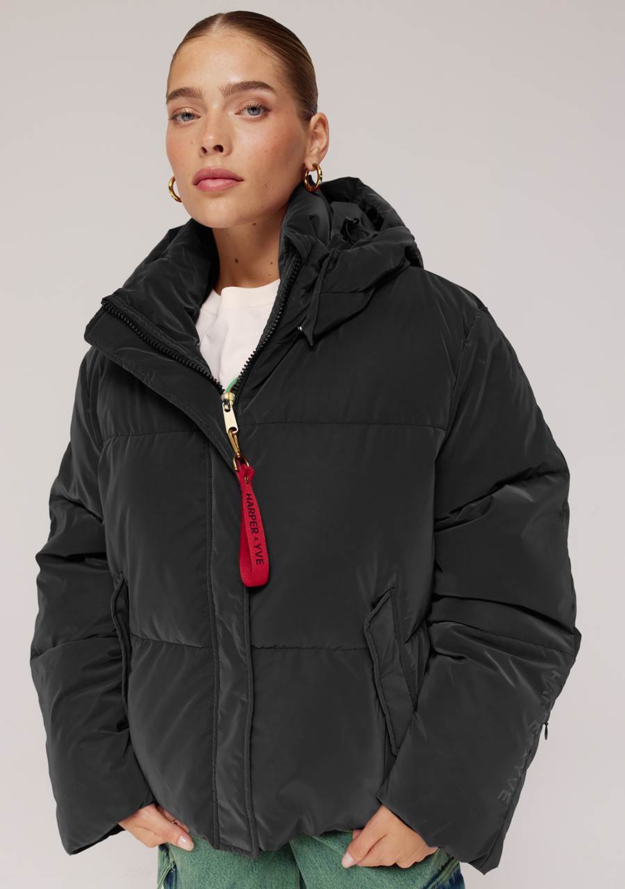 Harper & Yve Winterjas Abbie AW25N201 Zwart