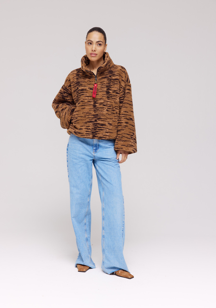 Harper & Yve Sweater Dagmar DW25N510 Bruin