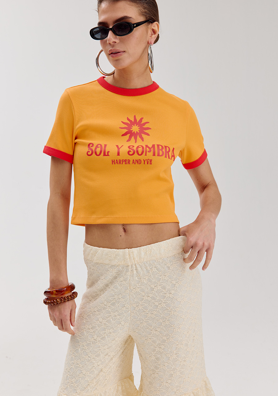 Harper & Yve Top Sombra HS6Y309 Oranje