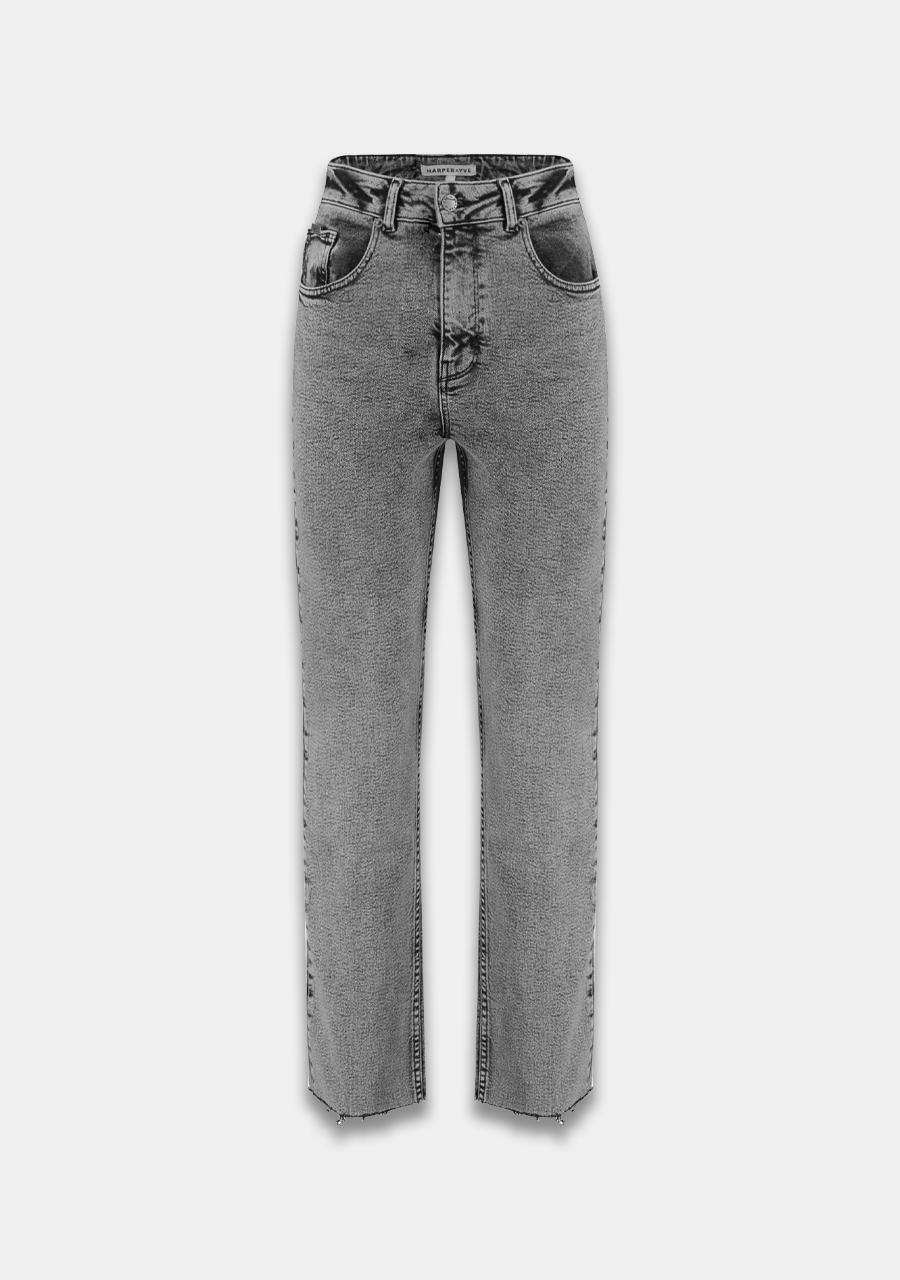Harper & Yve Jeans Harper AW24R101 Donker Grijs