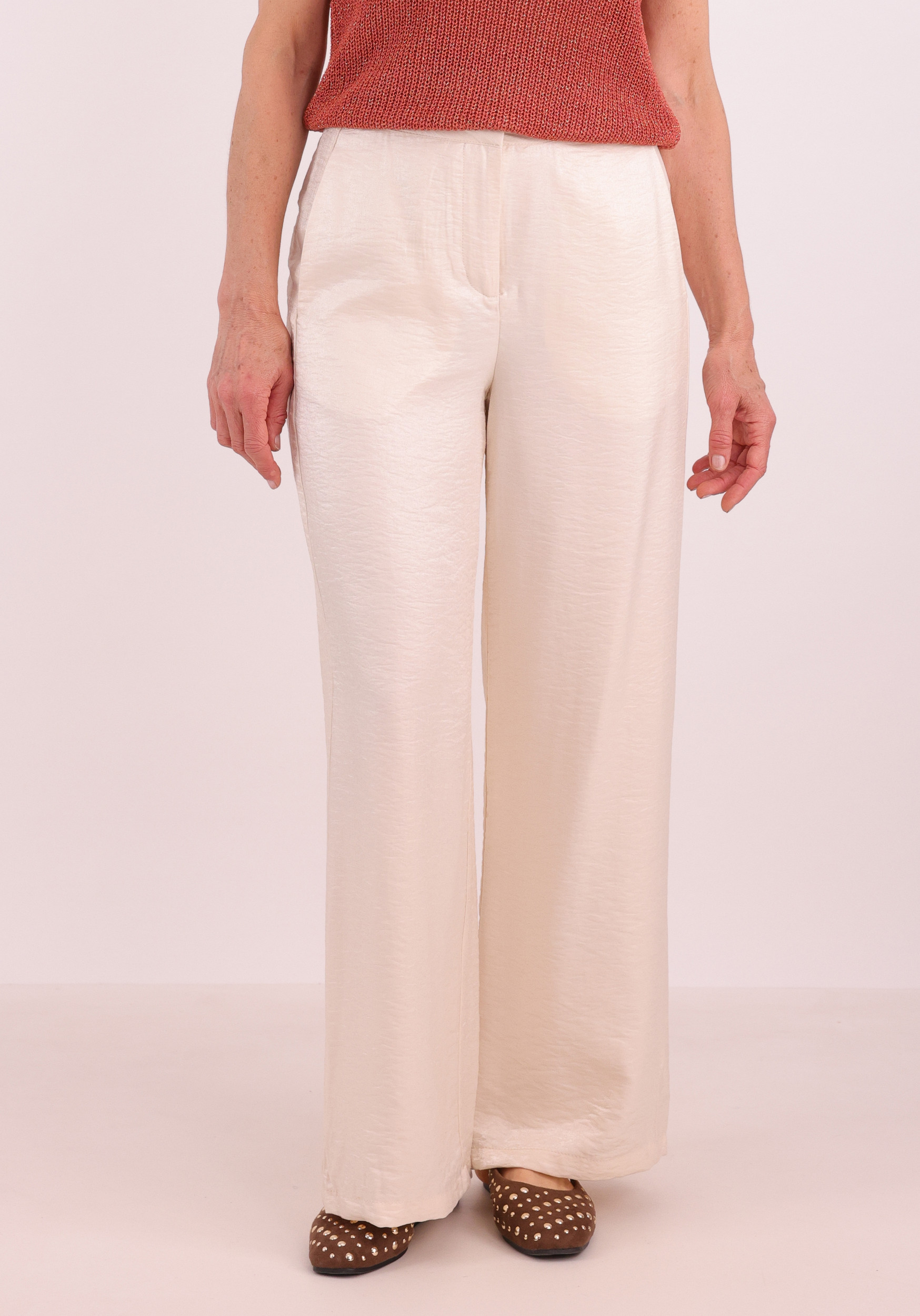 VERO MODA Broek Isla 10337295 Ecru