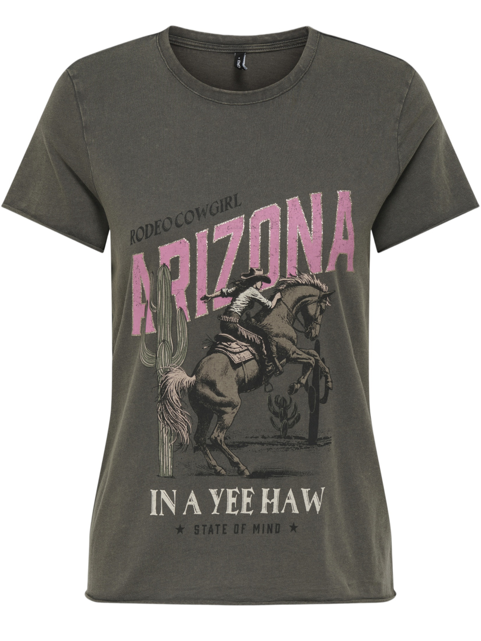 Only T-shirt Lucy 15215721 Licht grijs