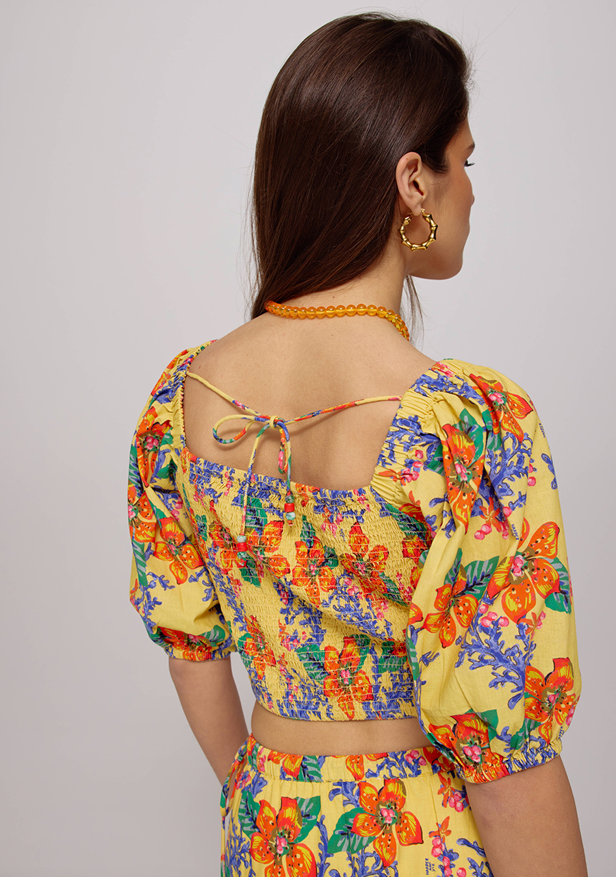 Harper & Yve Top Stacey HS25C402 Geel