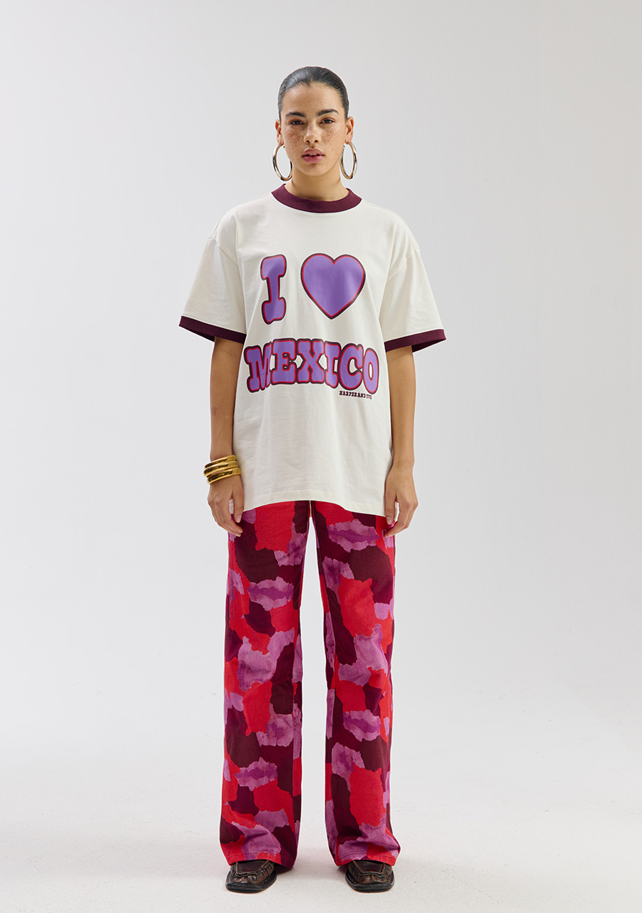 Harper & Yve T-shirt Mexico SS6Y306 Ecru