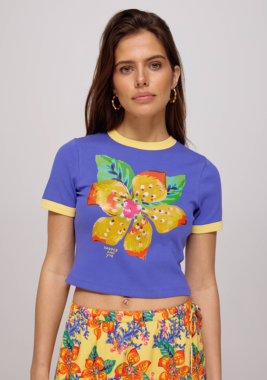 Harper & Yve Top Emmy HS25Y300 Blauw