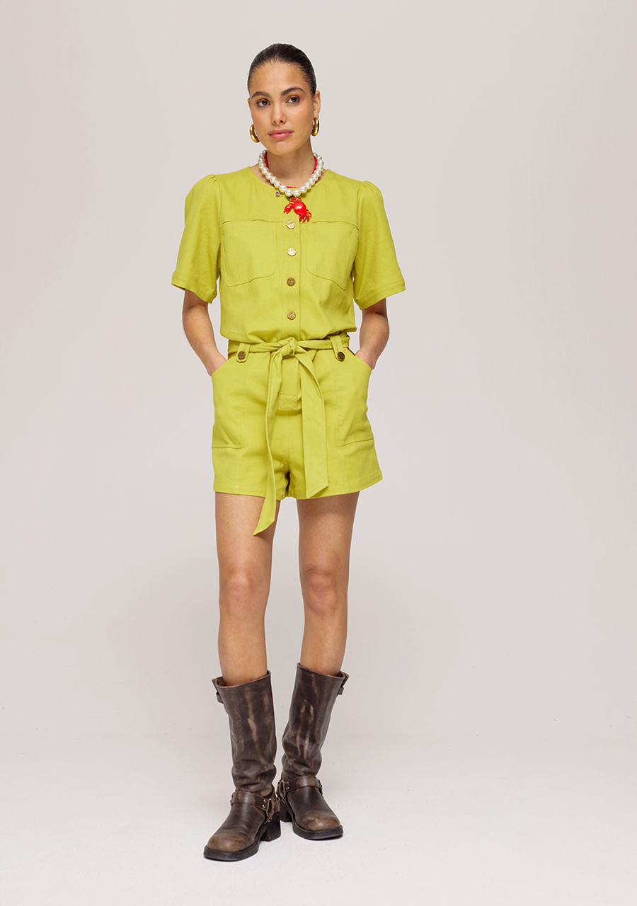 Harper & Yve Jumpsuit Yael HS25P702 Licht groen Harper & Yve Jumpsuit Yael HS25P702 Licht groen