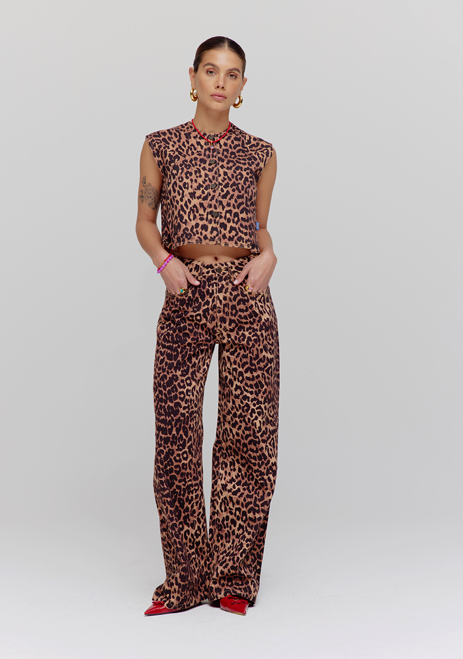 Harper & Yve Broek Mayra HS25R101 Bruin