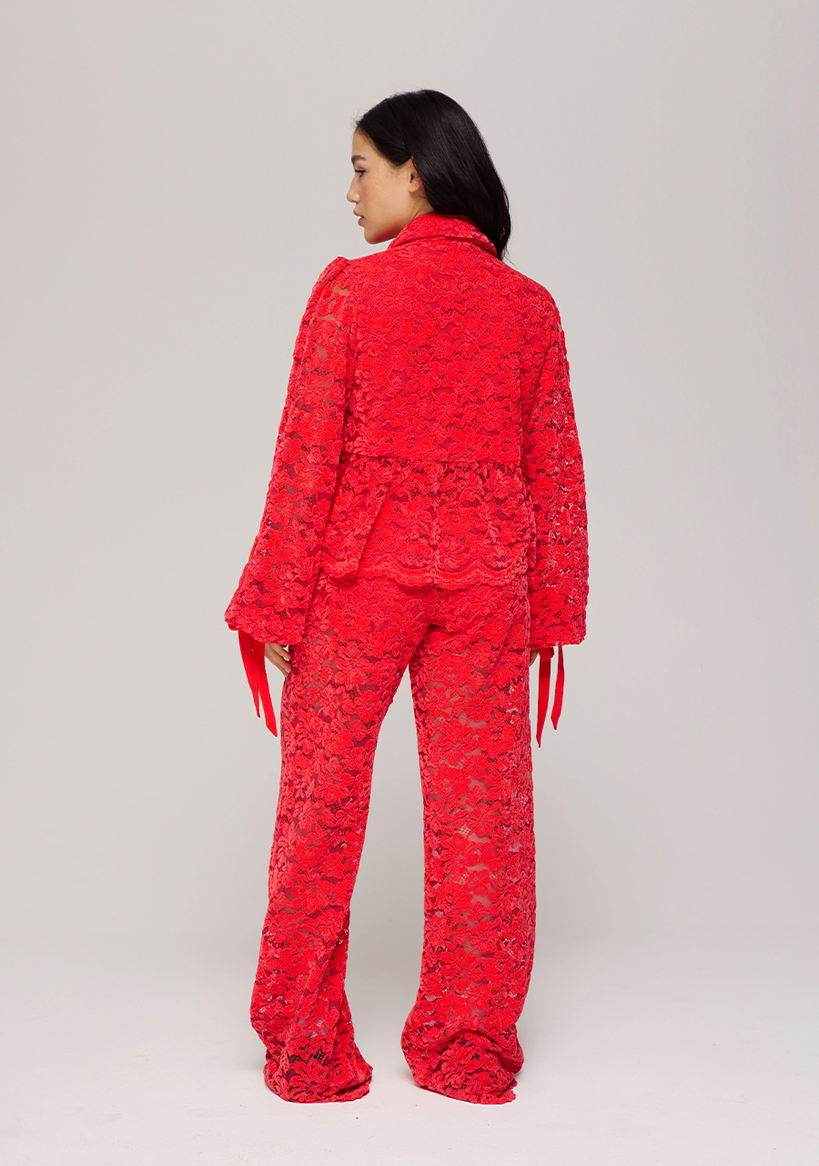 Harper & Yve Broek Lola SS25P104 Rood