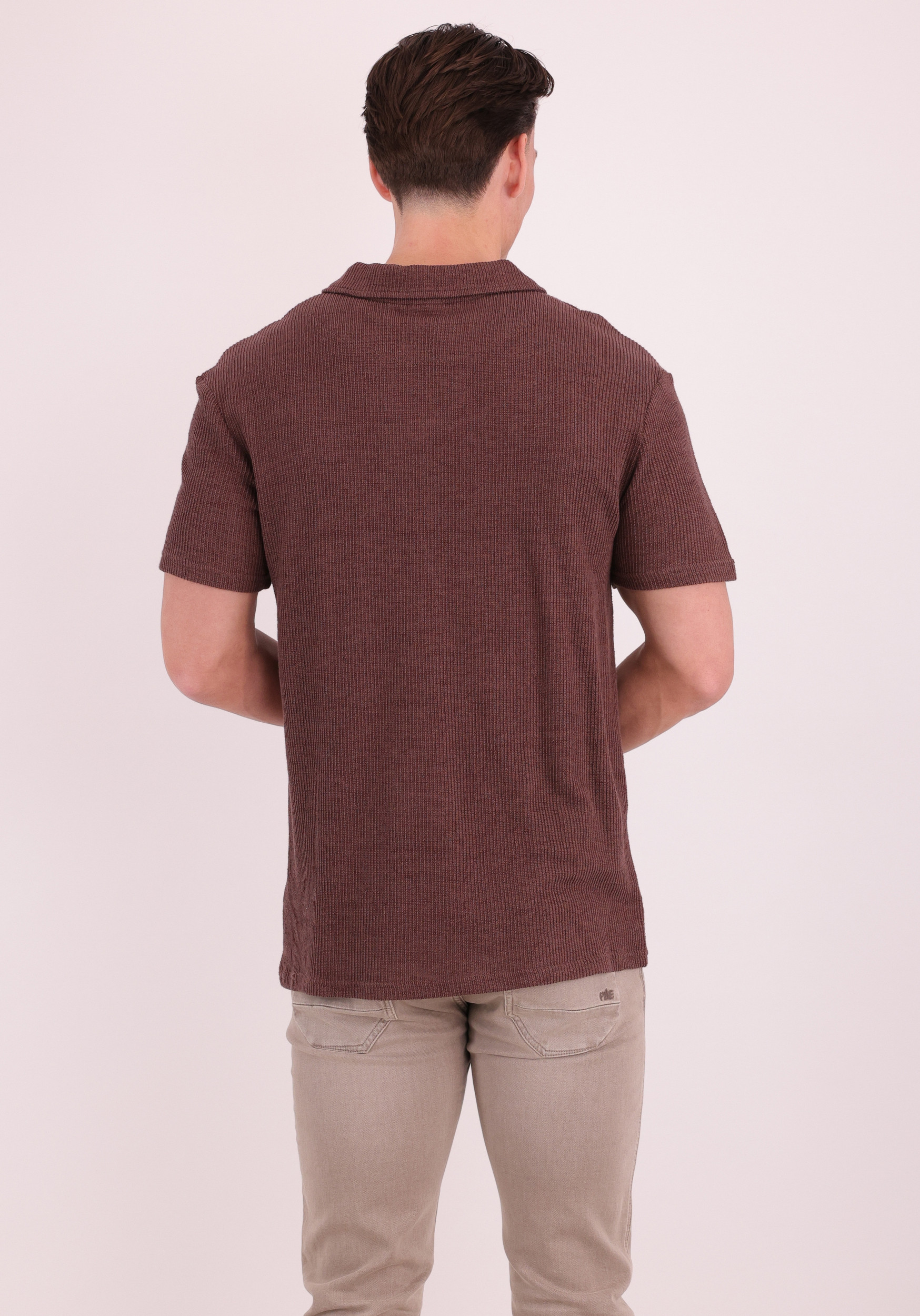ONLY & SONS Polo Conley 22039624 Donker bruin