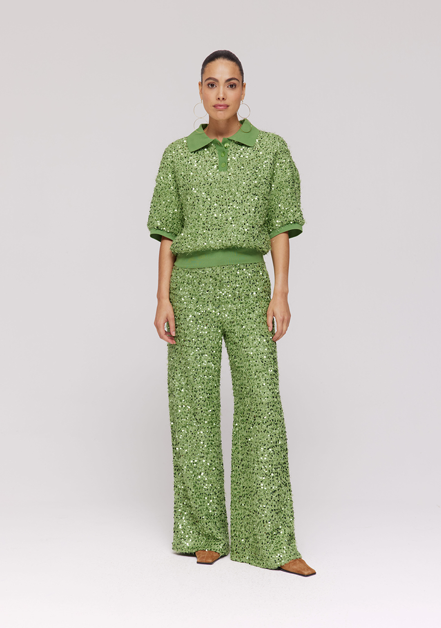 Harper & Yve Broek Holly DW25P114 Groen