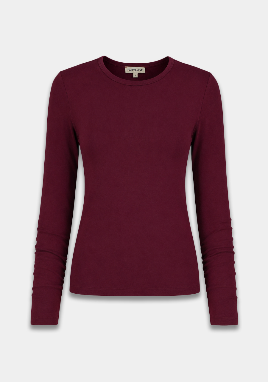 Harper & Yve Top Jason AW6P620 Bordeaux