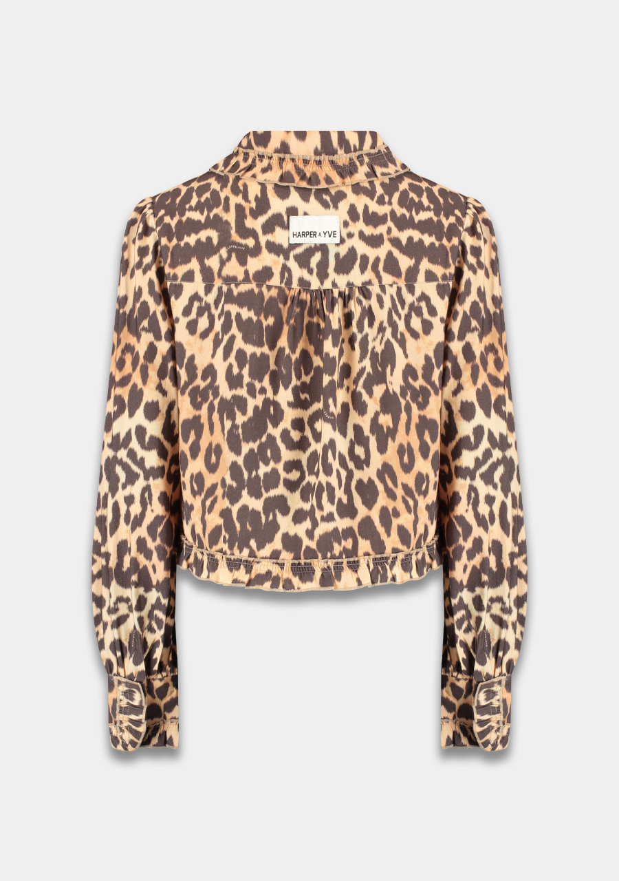 Harper & Yve Blouse Ellie AW25P609 Bruin