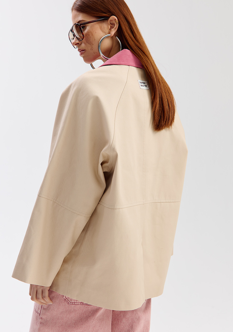 Harper & Yve Jacket Mees SS6N202 Zand