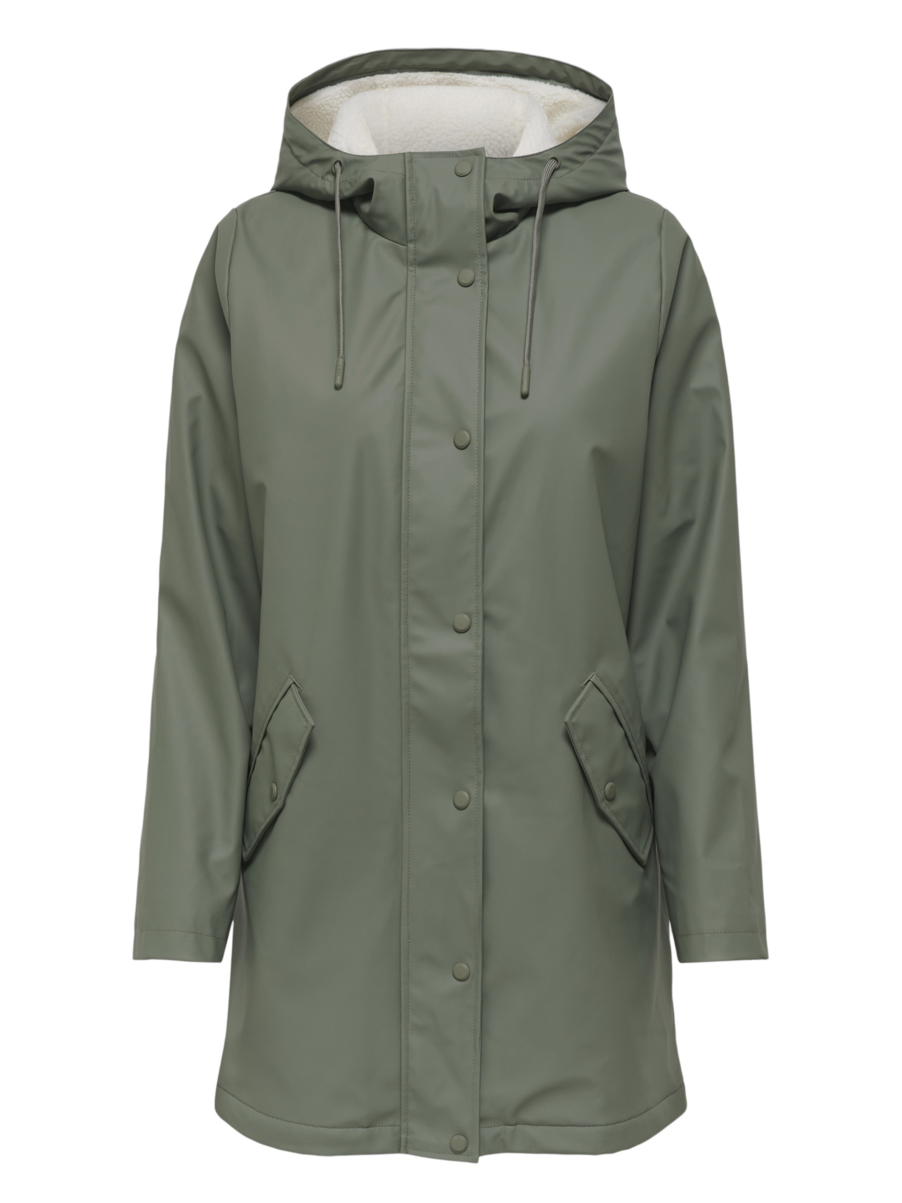 Only Regenjas Sally 15206116 Midden groen