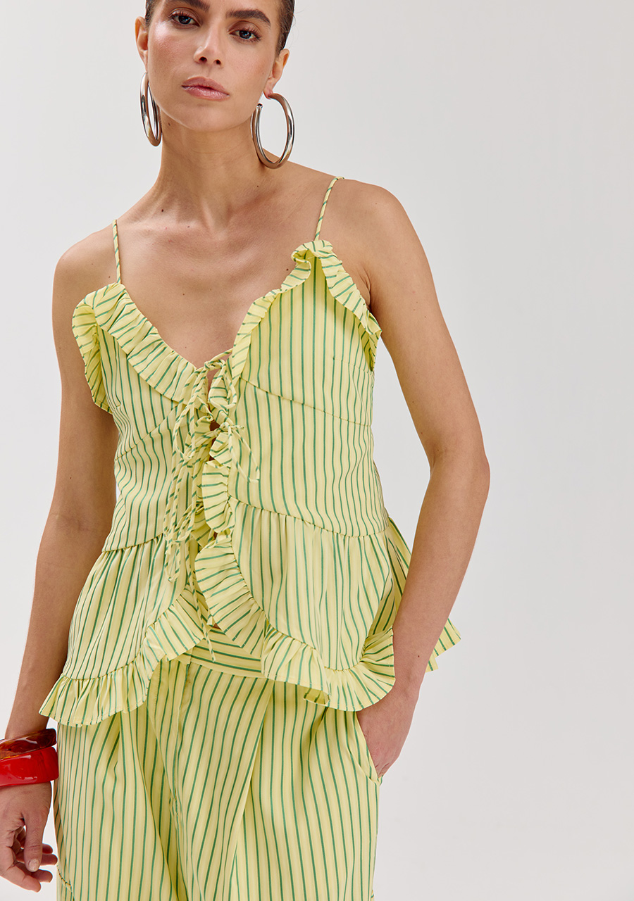 Harper & Yve Top Maren HS6P405 Geel