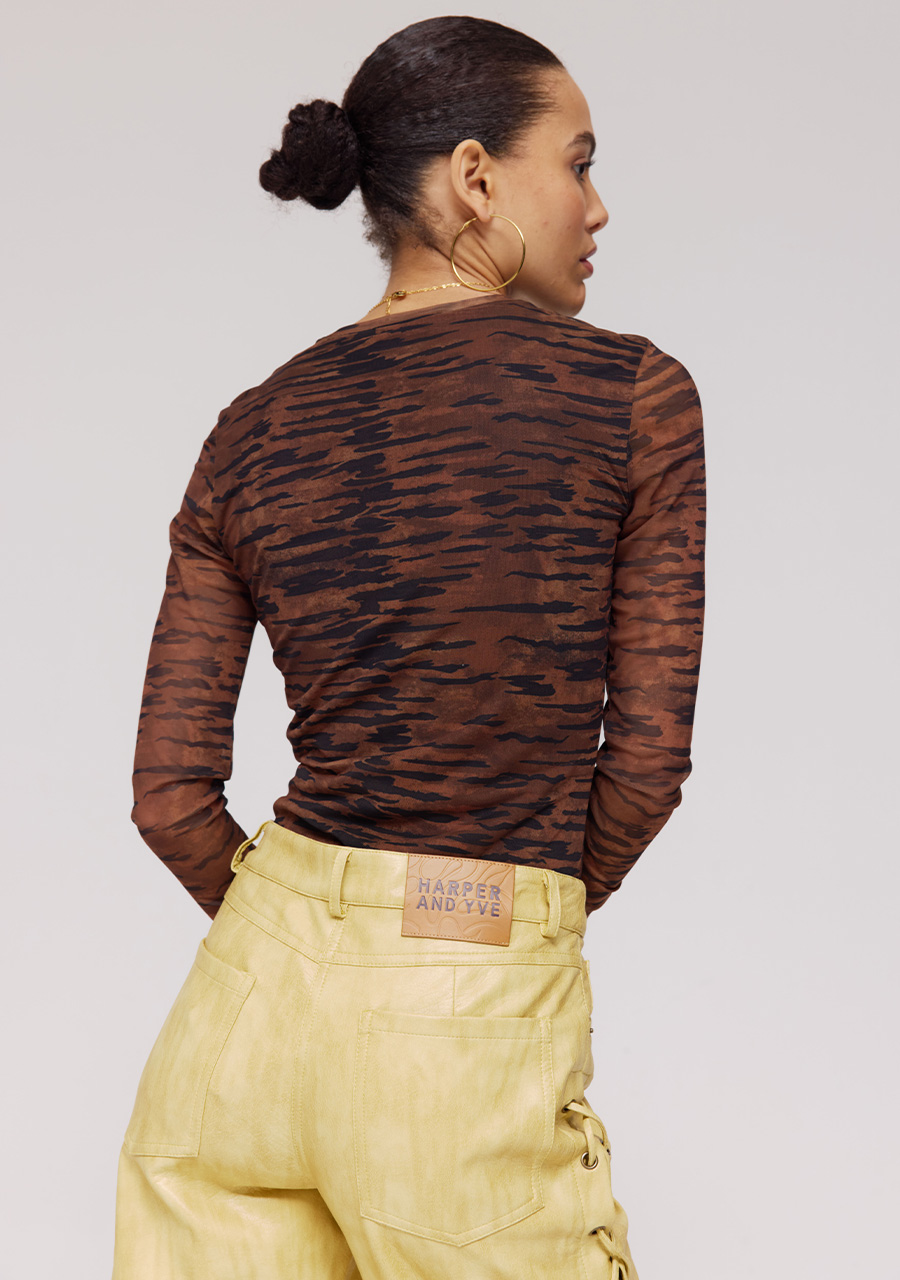 Harper & Yve Top June DW25T512 Bruin