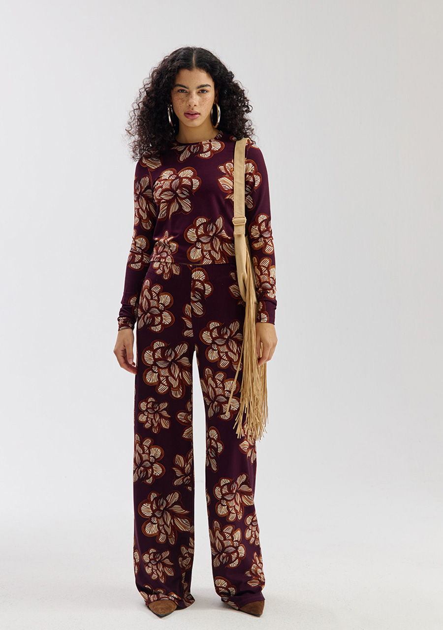 Harper & Yve Top Steff SS6T502 Donker Paars