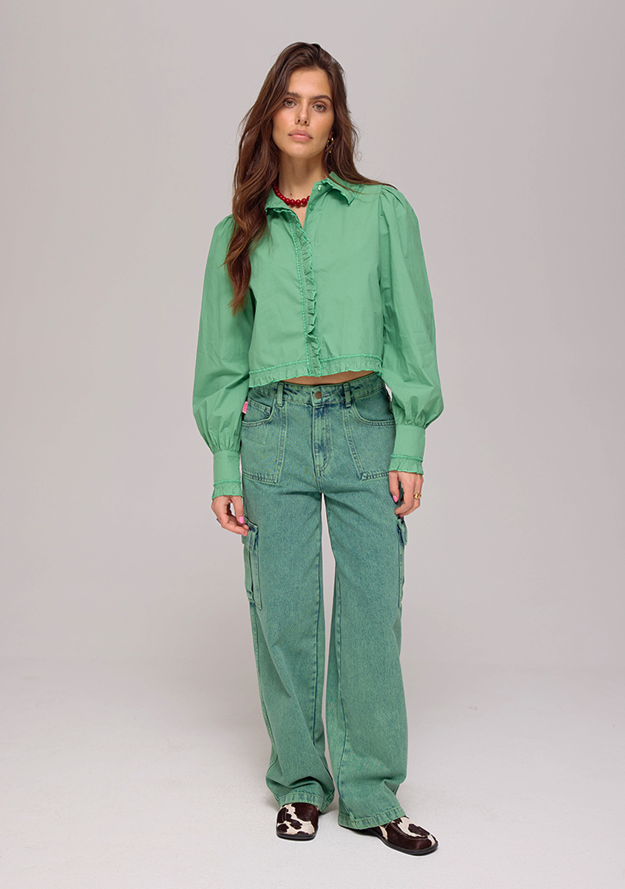 Harper & Yve Blouse Ellie AW25P603 Groen